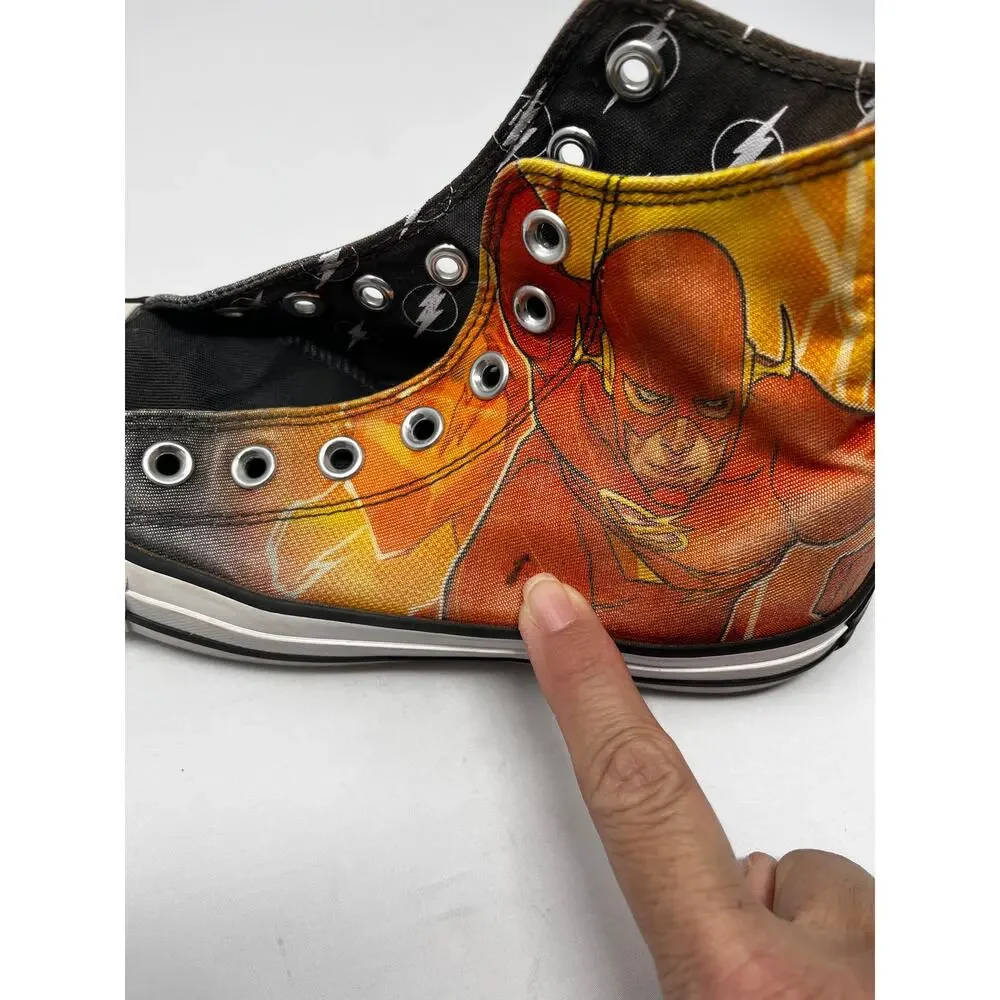 Converse DC Comics Rebirth The Flash Vol. 1 Mens 4 Wo's 6 Pre-Owned with Stain - Picture 5 of 15